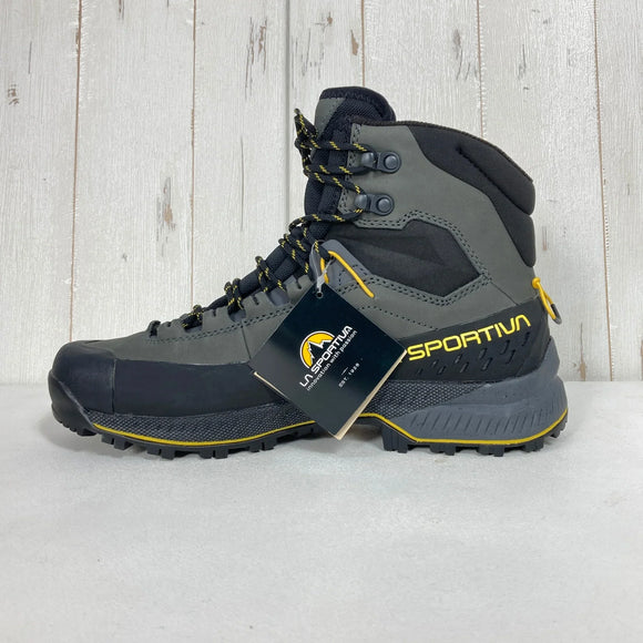 【Men's 27.0cm ブラック系】 La Sportiva ( ラ・スポルティバ ) トラバースX5 エボ ミッド GTX TX5 Evo Mid GTX Carbon / Yellow GORE-TEX ePE Vibram Megagrip 3D Flex Evo