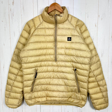 【Men's M ベージュ系】 Shelt（シェルト） ダウン プルオーバー Down Pullover Custard LUNETTES オリジナルブランド ダウン ウェア トップス アウター ジャケット ダウンインサレーション z00057871 Custard