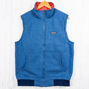 【Men's M ネイビー系】 2014 Patagonia ( パタゴニア ) インサレーテッド ベター セーター ベスト Insulated Better Sweater Vest GLSB 生産終了モデル 入手困難 ニット調フリース ポリエステル ウェア トッ