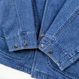 男士海军蓝Llbean牛仔野战大衣，PrimaLoft法兰绒内衬。已停产，难觅踪影。合成羽绒服。