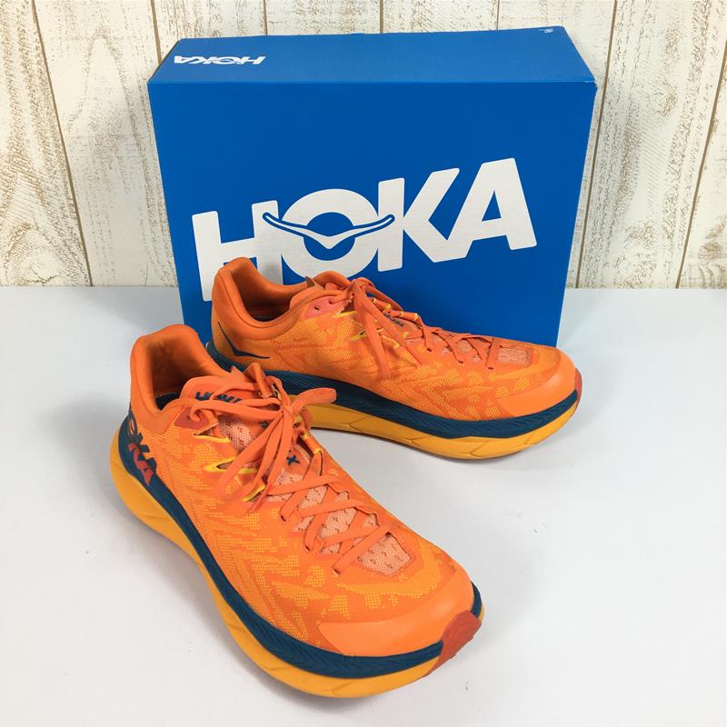 【男款29.0cm橙色】Hoka Oneone Tecton X Tecton X越野跑鞋1123161男士PORY越野跑鞋鞋类