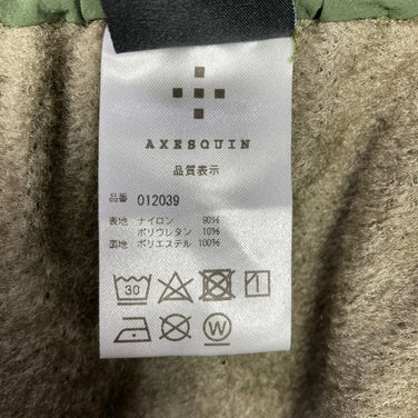 【Men's M グリーン系】 Axesquin ( アクシーズクイン ) アクティブ インサレーション パンツ Active Insulation Pant ナイロン ウェア ボトムス ロングパンツ フリース Teijin Octa ( 帝人オクタ ) z0005