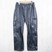 【Men's S ブラック系】 Montbell ( モンベル ) ストーム クルーザー フル ジップ パンツ Storm Cruiser Full Zip Pants ナイロン ウェア ボトムス ロングパンツ レインシェル GORE-TEX-3L ( ゴアテックス