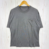 【Unisex 3 グレー系】 迷迭香 ( マンネンロウ ) ウールハイカーティー Wool Hiker Tee MCS-2B GRY z00058297 GRY ウール ショートスリーブTシャツ クルーネック インナー シャツ トップス ウェア