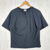 【Women's S ブラック系】 Houdini ( フーディニ ) W's コスモ トップ W's Cosmo Top 138724 True Black z00058220 True Black 化繊 ショートスリーブTシャツ クルーネック インナー シャツ トッ