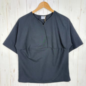 【Women's S ブラック系】 Houdini ( フーディニ ) W's コスモ トップ W's Cosmo Top 138724 True Black z00058220 True Black 化繊 ショートスリーブTシャツ クルーネック インナー シャツ トッ