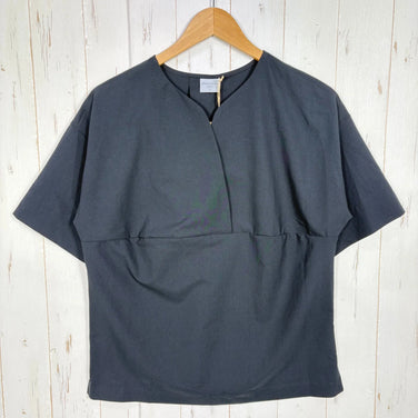 【Women's S ブラック系】 Houdini ( フーディニ ) W's コスモ トップ W's Cosmo Top 138724 True Black z00058220 True Black 化繊 ショートスリーブTシャツ クルーネック インナー シャツ トッ