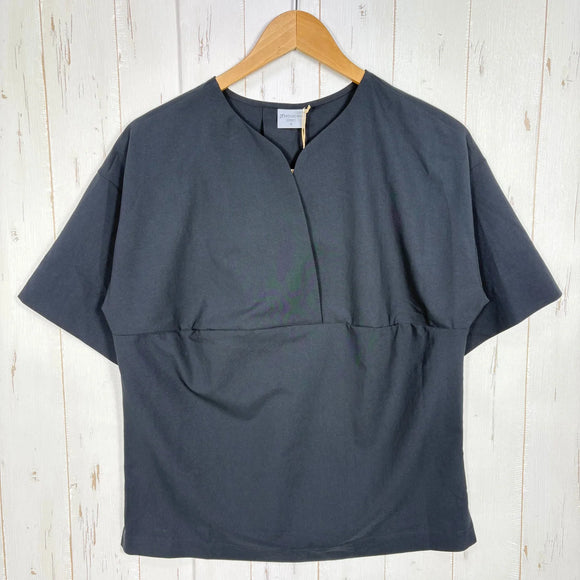 【Women's S ブラック系】 Houdini ( フーディニ ) W's コスモ トップ W's Cosmo Top 138724 True Black z00058220 True Black 化繊 ショートスリーブTシャツ クルーネック インナー シャツ トッ