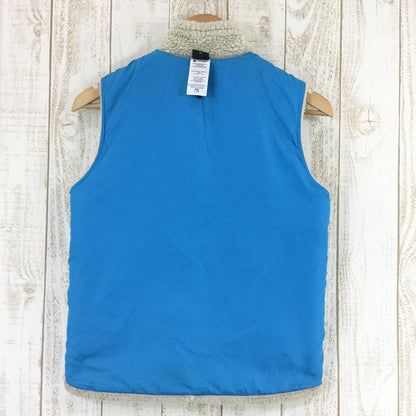 【Kid's L アイボリー系】 Patagonia ( パタゴニア ) キッズ レトロ エックス ベスト K'S Retro-X Vest 65617 International Kid's NLR ナチュラル×ラリマーブルー フリース ベスト トップス ウェア