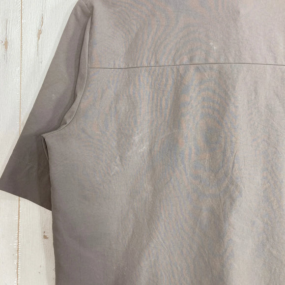 【Men's XS ベージュ系】 Houdini ( フーディニ ) コスモシャツ Cosmo Shirt ポリエステル ウェア トップス インナー シャツ ショートスリーブシャツ 化繊 z00060333  化繊 ショートスリーブシャツ インナー シャツ トップス