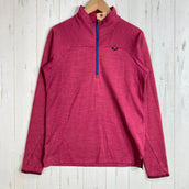 【Women's XS レッド系】 Millet ( ミレー ) キャスター ウール ジップ ロングスリーブ Castor Wool Zip Long Sleeve ポリエステル ウェア トップス インナー シャツ ロングスリーブシャツ ウール z00058072 ウ