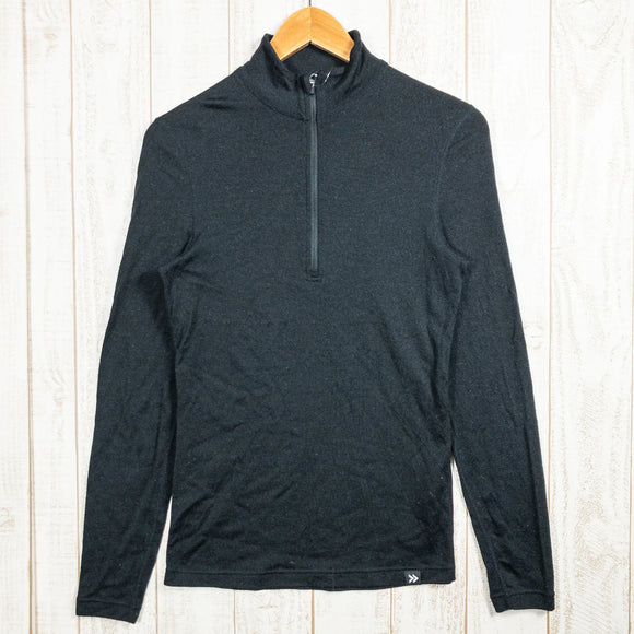 【XS ブラック系】 Fohn（フェーン） ハーフジップ トングスリーブ ウール シャツ ベースレイヤー メリノウール ウェア トップス インナー シャツ ロングスリーブシャツ z00050265 ロングスリーブシャツ インナー シャツ トップス ウェア - 【公式】2ndGEAR（セカンドギア）Webショップ【登山用品・アウトドア用品専門 買取販売店】