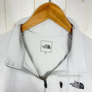 【Men's XL ホワイト系】 The North Face ( ザ・ノースフェイス ) ショートスリーブフラッシュドライスリーディージップアップ S/S FLASHDRY 3D Zip Up オフホワイト (OW) 吸汗速乾 / 抗菌防臭 / UVガード ポリエス-4
