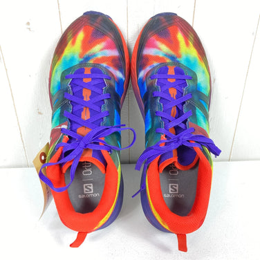 Men's Size 27.0cm Navy Salomon Odyssey Triple Crown Magic in Cherry Tomato / Deep Blue / Sulphur Spring (Discontinued Model)