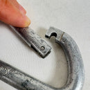 【OneSize シルバー系】 SMC ( Seattle Manufacturing Corporation ) ヴィンテージ D型 カラビナ Vintage D Carabiner ストレートゲート ロッククライミングギア z00061777  ロッククライミン-3