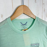 【Women's S グリーン系】 Patagonia ( パタゴニア ) ウィメンズ キャプリーン クール メリノ ブレンド グラフィック シャツ Women's Capilene Cool Merino Blend Graphic Shirt ウール混 吸湿発散 速