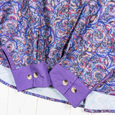 【Men's L パープル系】 Jolly Gear（ジョリーギア） トリプルクラウン ボタンダウン ロングスリーブ TRIPLE CROWN BUTTON DOWN LONG SLEEVE Purple Turkey Turkey Trail ポリエステル ウェア - 【公式】2ndGEAR（セカンドギア）Webショップ【登山用品・アウトドア用品専門 買取販売店】