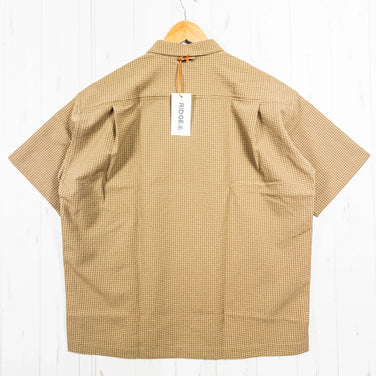 【Men's XL ベージュ系】 Ridge Mountain Gear ( リッジマウンテンギア ) コンフィープルオーバー ショートスリーブシャツ Comfy Pullover Short Sleeve Shirt Coyote Tan ポリエステル ウェア トッ