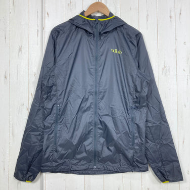 【Men's M チャコール系】 Rab ( ラブ ) バイタル フーディ Vital Hoody QWS-48 Graphene z00058291 Graphene ウィンドシェル アウター ジャケット トップス ウェア