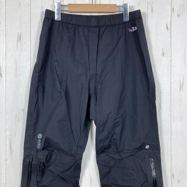 【Men's S ブラック系】 Rab ( ラブ ) ドリリウム パンツ Drillium Pants eVent 3レイヤー ナイロン ウェア ボトムス ロングパンツ レインシェル eVent ( イーベント ) z00061265  レインシェル ロングパンツ