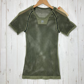 【Men's S/M グリーン系】 Millet ( ミレー ) ドライナミック メッシュ ショートスリーブ DRYNAMIC MESH SHORT SLEEVE ポリプロピレン ウェア トップス インナー シャツ ショートスリーブTシャツ クルーネック 化繊 z000