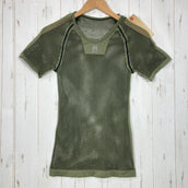 【Men's S/M グリーン系】 Millet ( ミレー ) ドライナミック メッシュ ショートスリーブ DRYNAMIC MESH SHORT SLEEVE ポリプロピレン ウェア トップス インナー シャツ ショートスリーブTシャツ クルーネック 化繊 z000