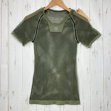 【Men's S/M グリーン系】 Millet ( ミレー ) ドライナミック メッシュ ショートスリーブ DRYNAMIC MESH SHORT SLEEVE ポリプロピレン ウェア トップス インナー シャツ ショートスリーブTシャツ クルーネック 化繊 z000