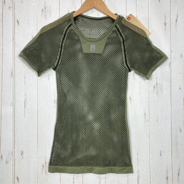 【Men's S/M グリーン系】 Millet ( ミレー ) ドライナミック メッシュ ショートスリーブ DRYNAMIC MESH SHORT SLEEVE ポリプロピレン ウェア トップス インナー シャツ ショートスリーブTシャツ クルーネック 化繊 z000
