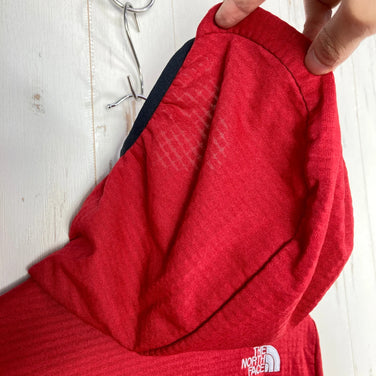 【Women's M レッド系】 The North Face ( ザ・ノースフェイス ) パワードライ グリッド フーディ Powerdry Grid Hoodie ポリエステル ウェア トップス アウター ジャケット フリース ポーラテック・パワードライ z000