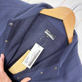 [Unisex L Navy] Last Frontier Design First Frost Pullover Jacket Navy z00057441 Navy Softshell