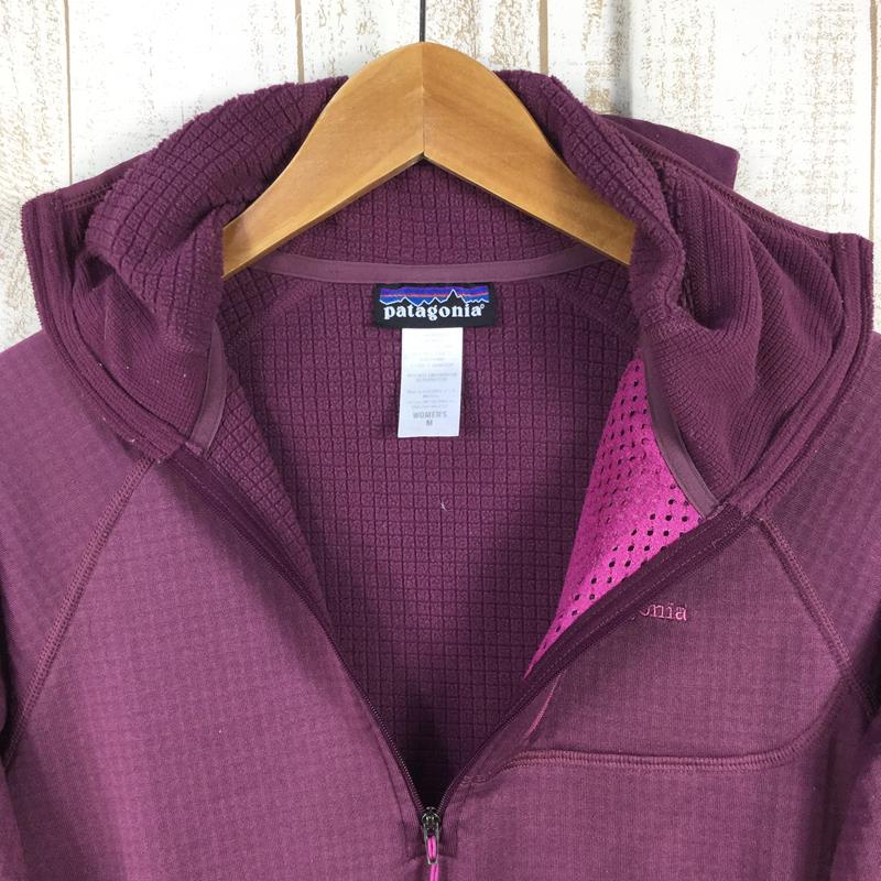 【Women's M パープル系】 Patagonia ( パタゴニア ) W R1 フーディ R1 Hoody レギュレーター ポーラテック パワードライ 40075 International Women's LIT Light Balsamico フリース アウタ