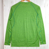 【Men's S グリーン系】 Marmot ( マーモット ) クライム ウール ボーダー ロングスリーブ クルー Climb Wool Border L/S Crew ポリエステル ウェア トップス インナー シャツ ロングスリーブTシャツ クルーネック 化繊