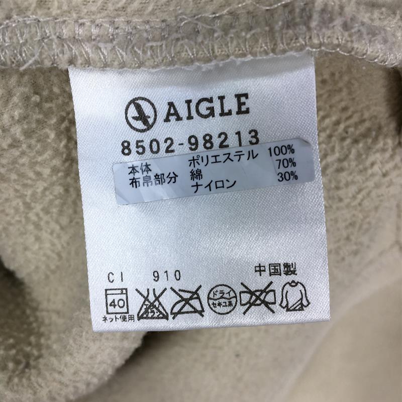 【Men's S アイボリー系】 Aigle ( エーグル ) スナップ フリース プルオーバー ジャケット アノラック Men's  フリース アウター ジャケット トップス ウェア