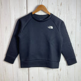 【Kid's 140 ブラック系】 The North Face ( ザ・ノースフェイス ) テック エアー スウェット クルー Tech Air Sweat Crew ポリエステル ウェア トップス アウター ジャケット フリース z00053940  フリース アウ