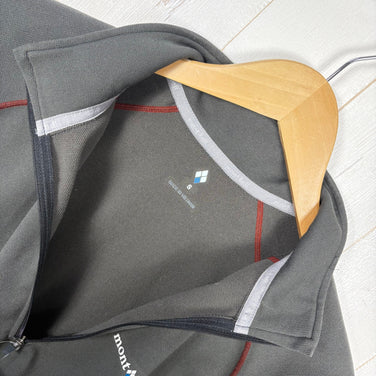 【Men's S グレー系】 Montbell ( モンベル ) ウイックロン ZEOサーマル ロングスリーブジップシャツ Wickron ZEO Thermal Long Sleeve Zip Shirt ポリエステル ウェア トップス インナー シャツ ロング