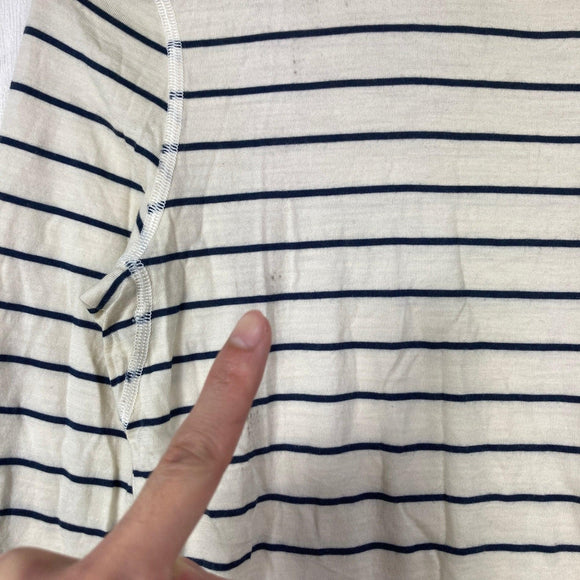 【Women's S アイボリー系】 Icebreaker ( アイスブレーカー ) 200オアシスロングスリーブクルーストライプ 200 OASIS LS CREWE STRIPE メリノウール ウェア トップス インナー シャツ ロングスリーブTシャツ クルーネック