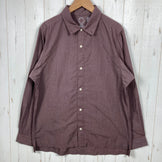 Unisex Small Brown Yamatomichi Bamboo Shirt, Rayon, Long Sleeve Shirt, z00054058. This long-sleeved shirt is perfect as an inner shirt or top.