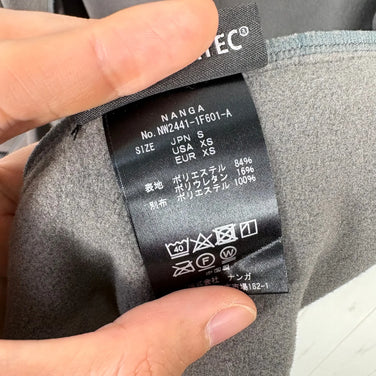 【Men's S グレー系】 Nanga ( ナンガ ) ポーラテック パワー ストレッチ ジップ フーディ Polartec Power Stretch Zip Hoodie ポリエステル ウェア トップス アウター ジャケット フリース ポーラテック・パワース