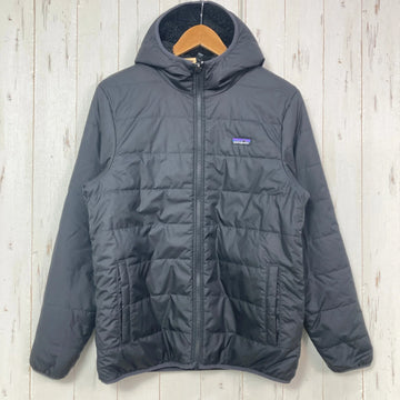 【Kid's XXL ブラック系】 2022 Patagonia ( パタゴニア ) リバーシブル レディ フレディ フーディ Reversible Ready Freddy Hoody INBK ポリエステル ウェア トップス アウター ジャケット フリース z000