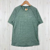 【Men's S グリーン系】 2023 Patagonia ( パタゴニア ) リッジ フロー シャツ Ridge Flow Shirt HMKG ポリエステル ウェア トップス インナー シャツ ショートスリーブTシャツ クルーネック 化繊 z00056686