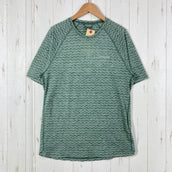 【Men's S グリーン系】 2023 Patagonia ( パタゴニア ) リッジ フロー シャツ Ridge Flow Shirt HMKG ポリエステル ウェア トップス インナー シャツ ショートスリーブTシャツ クルーネック 化繊 z00056686