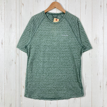 【Men's S グリーン系】 2023 Patagonia ( パタゴニア ) リッジ フロー シャツ Ridge Flow Shirt HMKG ポリエステル ウェア トップス インナー シャツ ショートスリーブTシャツ クルーネック 化繊 z00056686