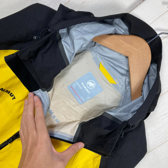 【Men's M イエロー系】 Mammut ( マムート ) マサオ ライト ハードシェル フーデッド ジャケット Masao Light HS Hooded Jacket ナイロン ウェア トップス アウター ジャケット ハードシェル z00054158  ハー