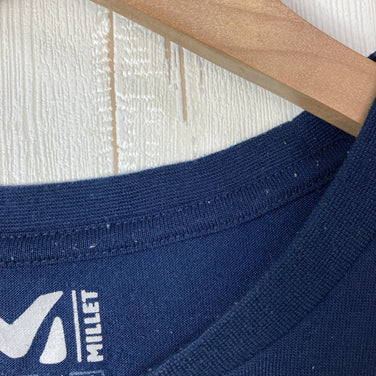 【Men's S ネイビー系】 Millet ( ミレー ) Be ボールド Mbe ティー ショートスリーブ BE BOLD MBE TS SS ポリエステル ウェア トップス インナー シャツ ショートスリーブTシャツ クルーネック 化繊 z00059871