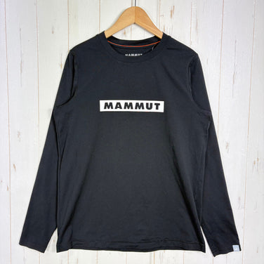 【Men's XS ブラック系】 Mammut ( マムート ) QD ロゴ プリント ロングスリーブ Tシャツ アジアンフィット QD Logo Print Longsleeve T-shirts AF 速乾 UVプロテクション UPF50+ ポリエステル ウェア