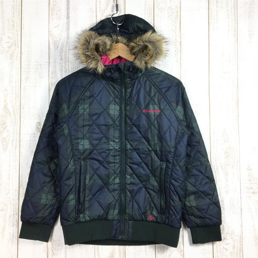 【Women's S グリーン系】 Columbia ( コロンビア ) キュンブー グレイシャー ジャケット Khumbu Glacier Jacket インサレーション フーディ PL5029 Women's  化繊インサレーション アウター ジャケット トップス