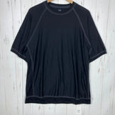 【Men's 2 ブラック系】 Rawlow Mountain Works ( ロウロウマウンテンワークス ) ダッド ライト クルー Dad Lite Crew ウール ウェア トップス インナー シャツ ショートスリーブTシャツ クルーネック ウール z0005