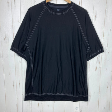 【Men's 2 ブラック系】 Rawlow Mountain Works ( ロウロウマウンテンワークス ) ダッド ライト クルー Dad Lite Crew ウール ウェア トップス インナー シャツ ショートスリーブTシャツ クルーネック ウール z0005