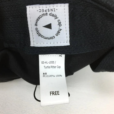 【OneSize ブラック系】 Halo Commodity ( ハロコモディティ ) タートル ピッター キャップ Turtle Pitter Cap HL-1053 Black キャップ ヘッドウェア ウェア小物 ウェア - 【公式】2ndGEAR（セカンドギア）Webショップ【登山用品・アウトドア用品専門 買取販売店】