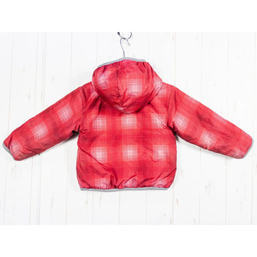 The North Face Reversible Insulated Jacket, Kids' Sizes 18-24M, Red. This polyester outer jacket features synthetic insulation. Product code: z00052885.